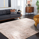 Safavieh Harlow 101 Rug, HAR101 - Ivory Grey / Rust