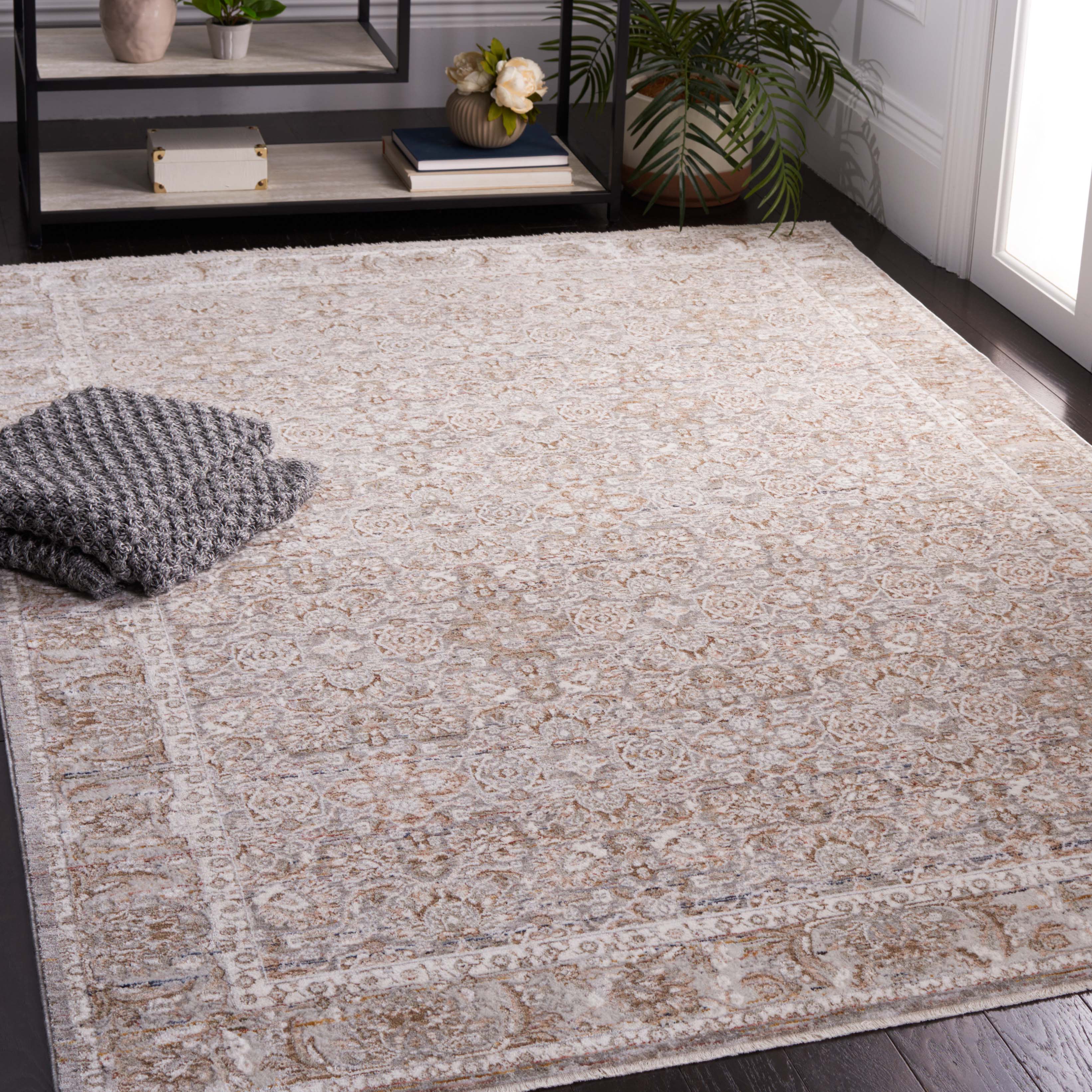 Safavieh Harlow 103 Rug, HAR103 - Ivory Grey / Sage