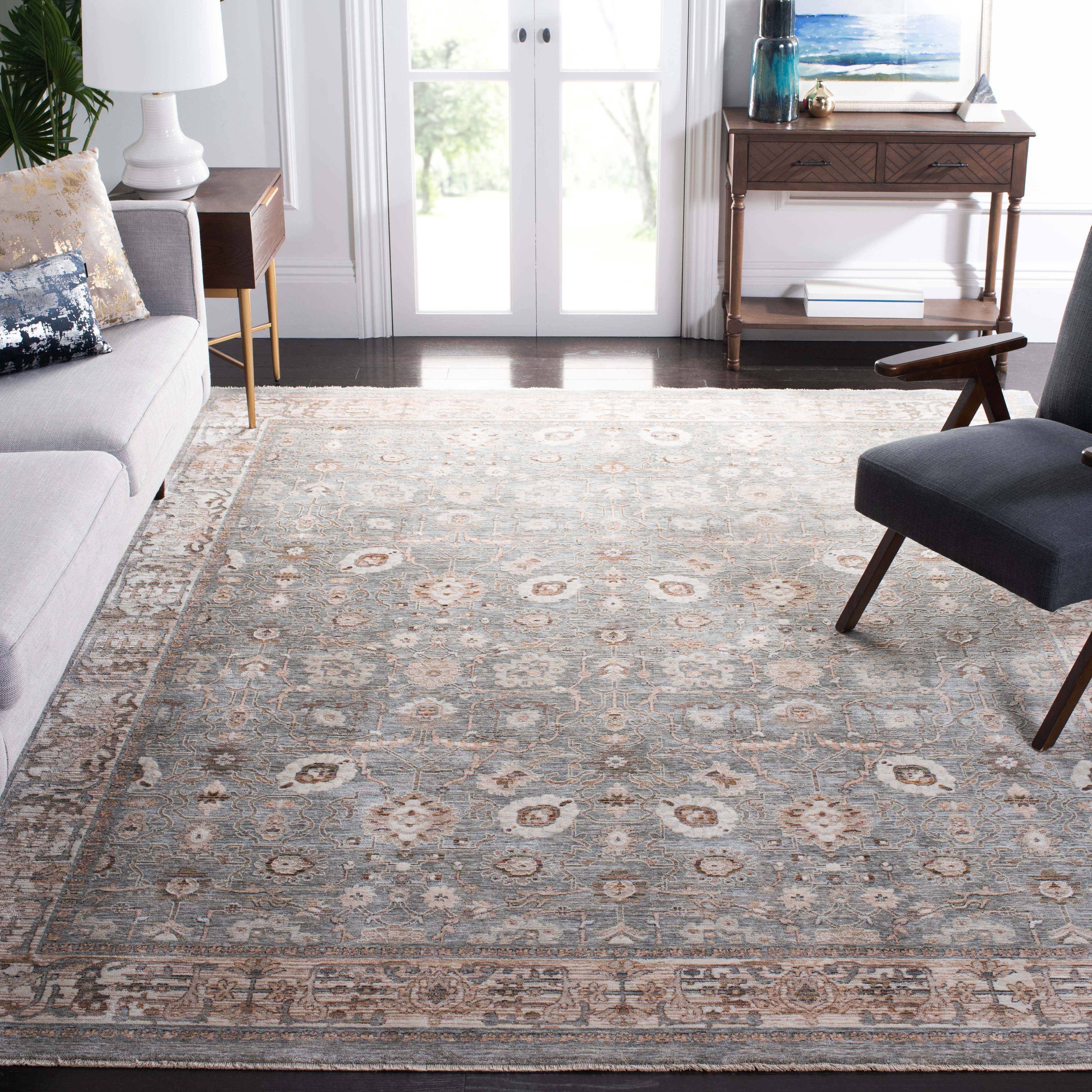 Safavieh Harlow 104 Rug, HAR104 - Ivory Grey / Sage