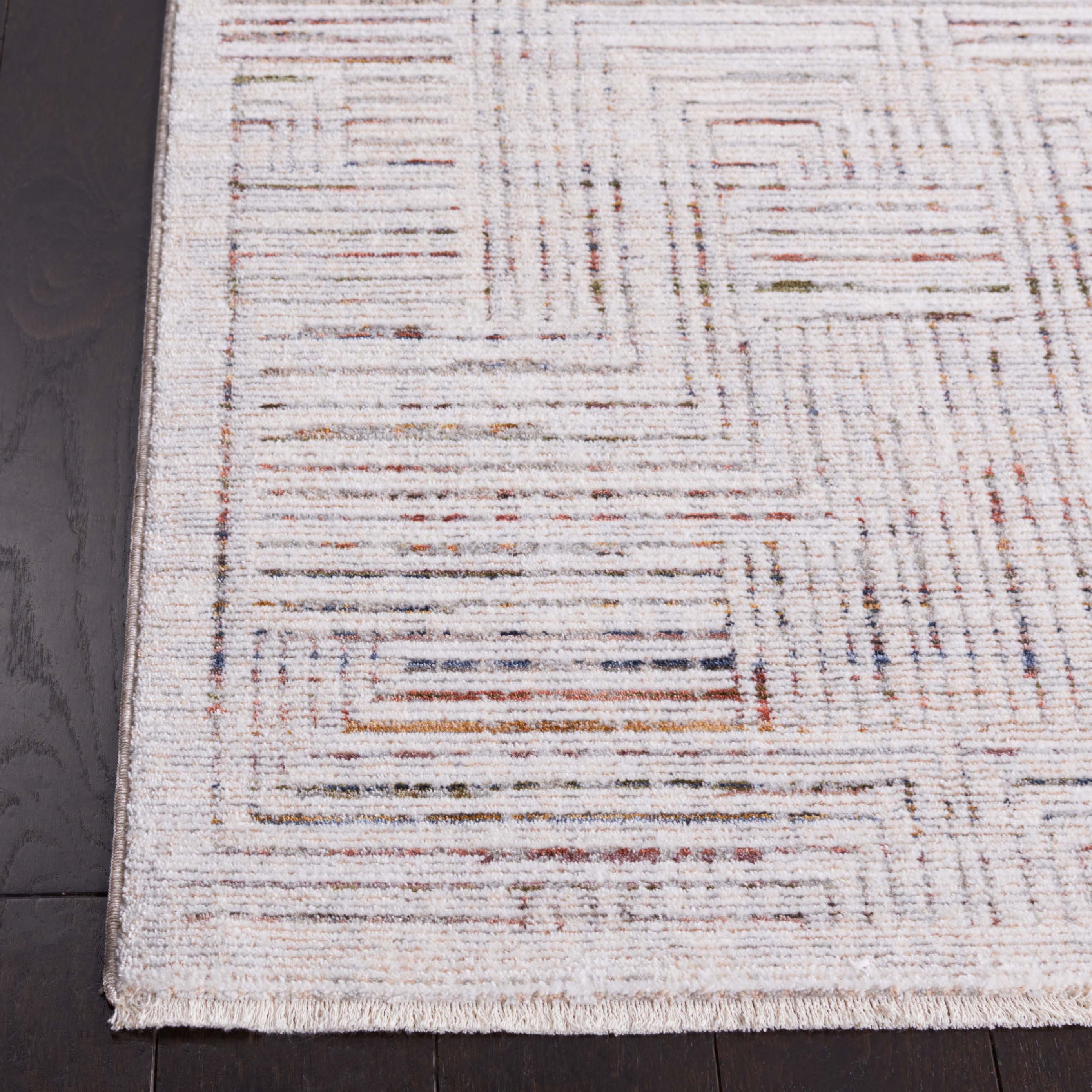 Safavieh Harlow 105 Rug, HAR105 - Ivory Grey / Rust