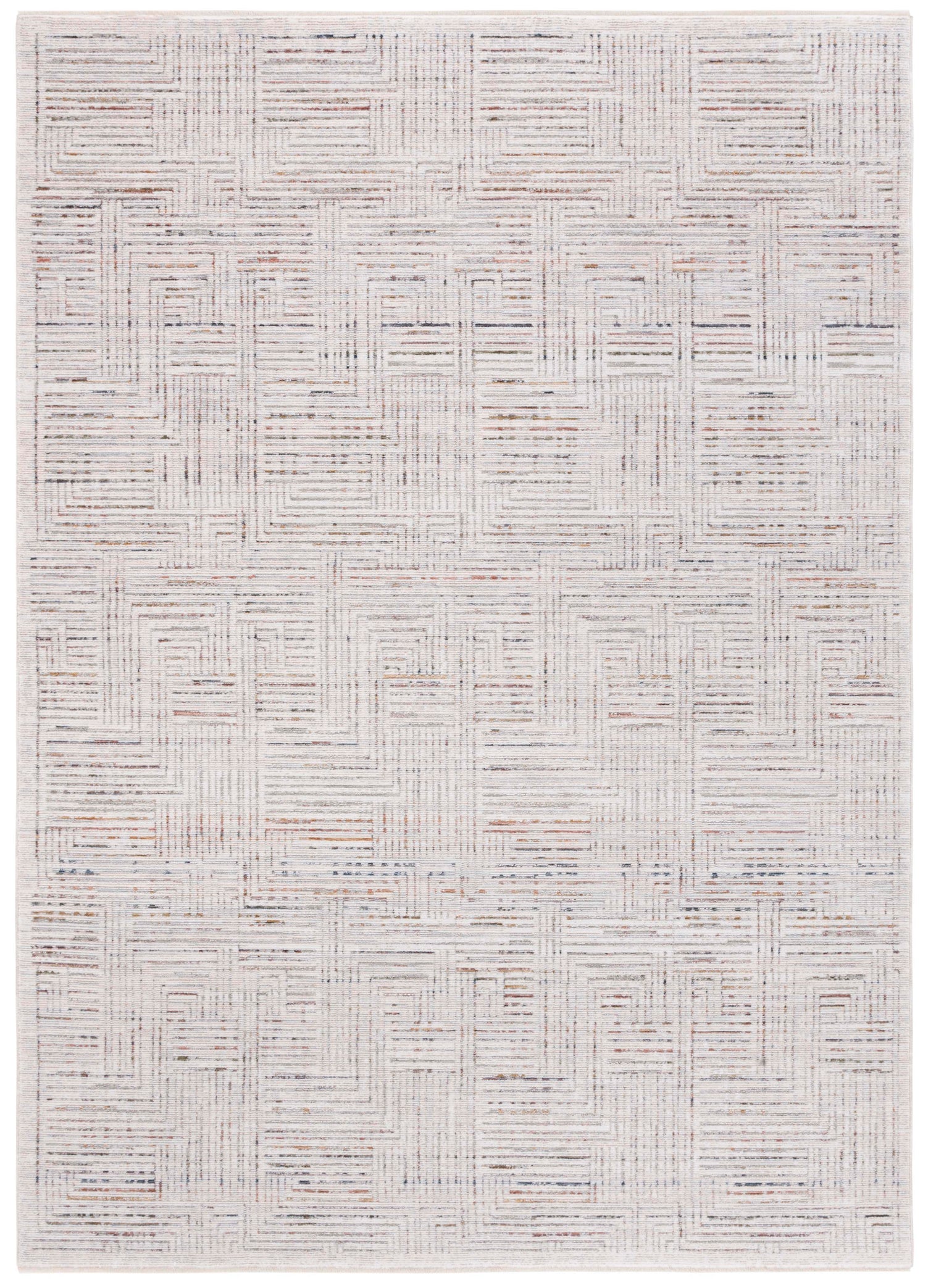 Safavieh Harlow 105 Rug, HAR105 - Ivory Grey / Rust