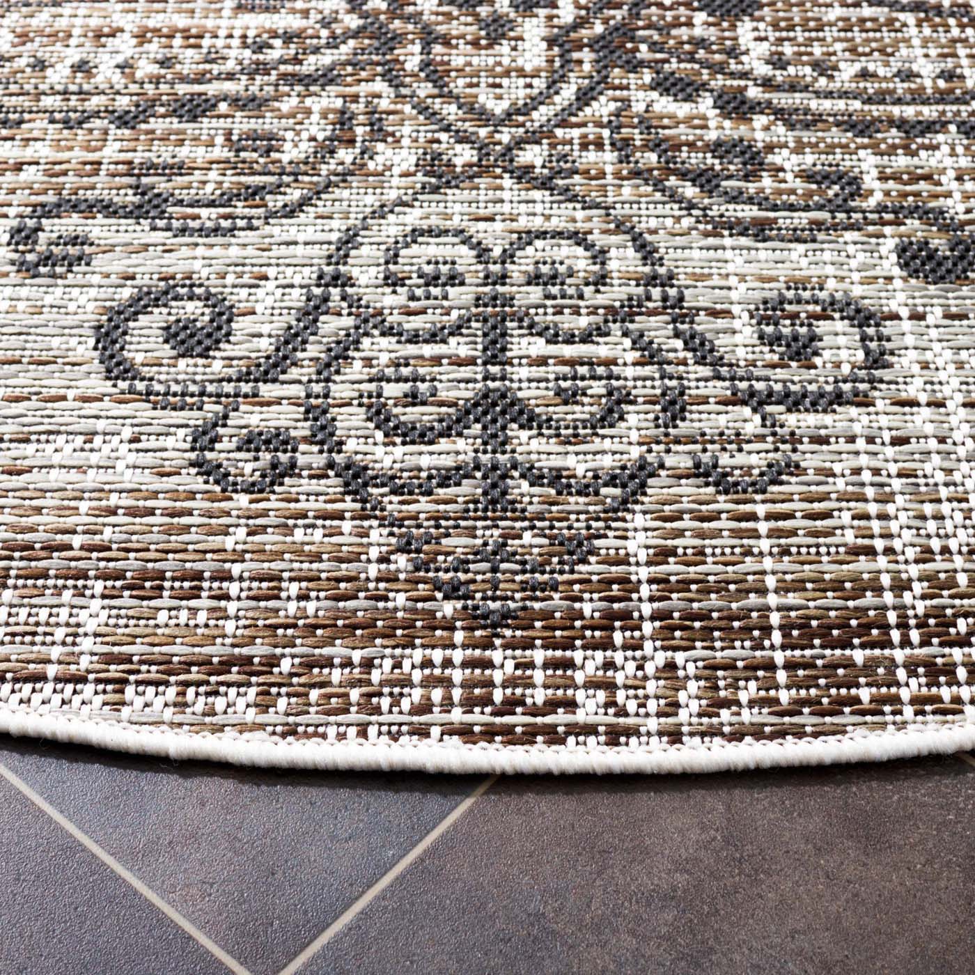 Safavieh Havana 319 Rug, HAV319 - Light Brown / Black
