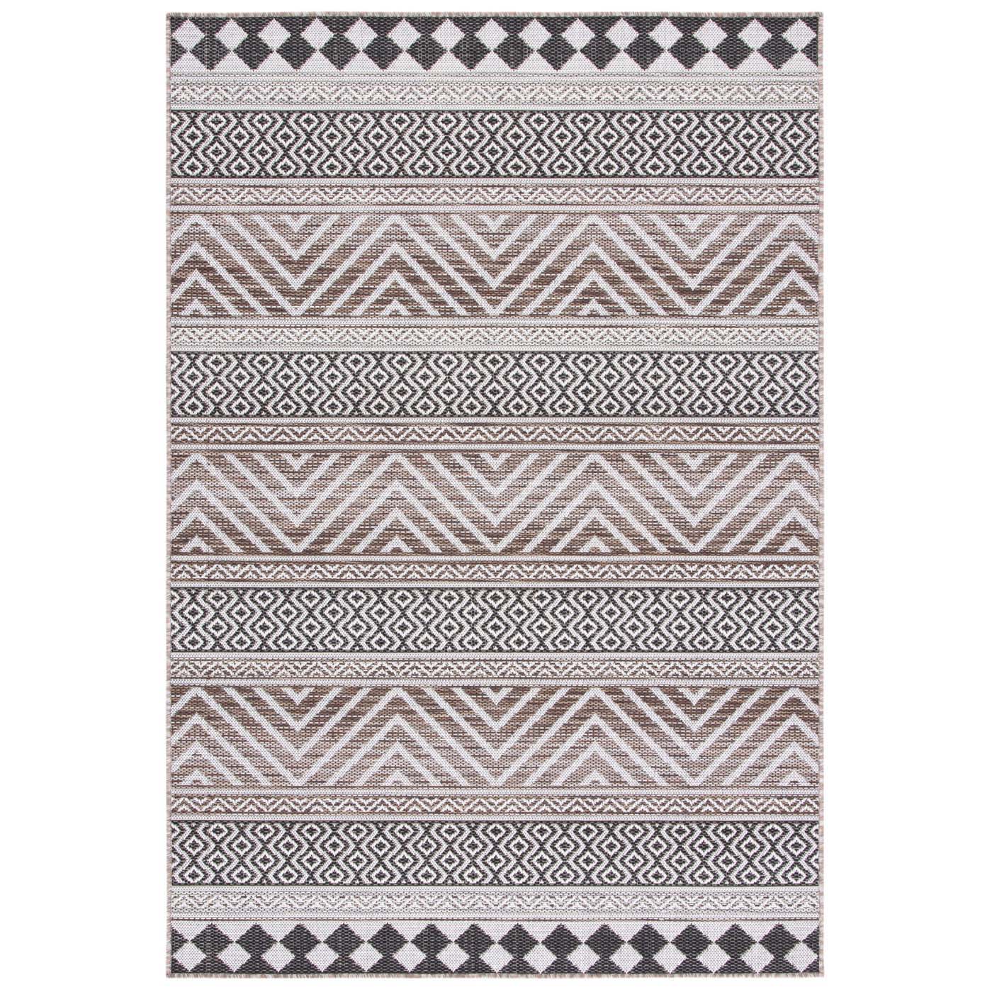 Safavieh Havana 325 Rug, HAV325 - Light Brown / Black