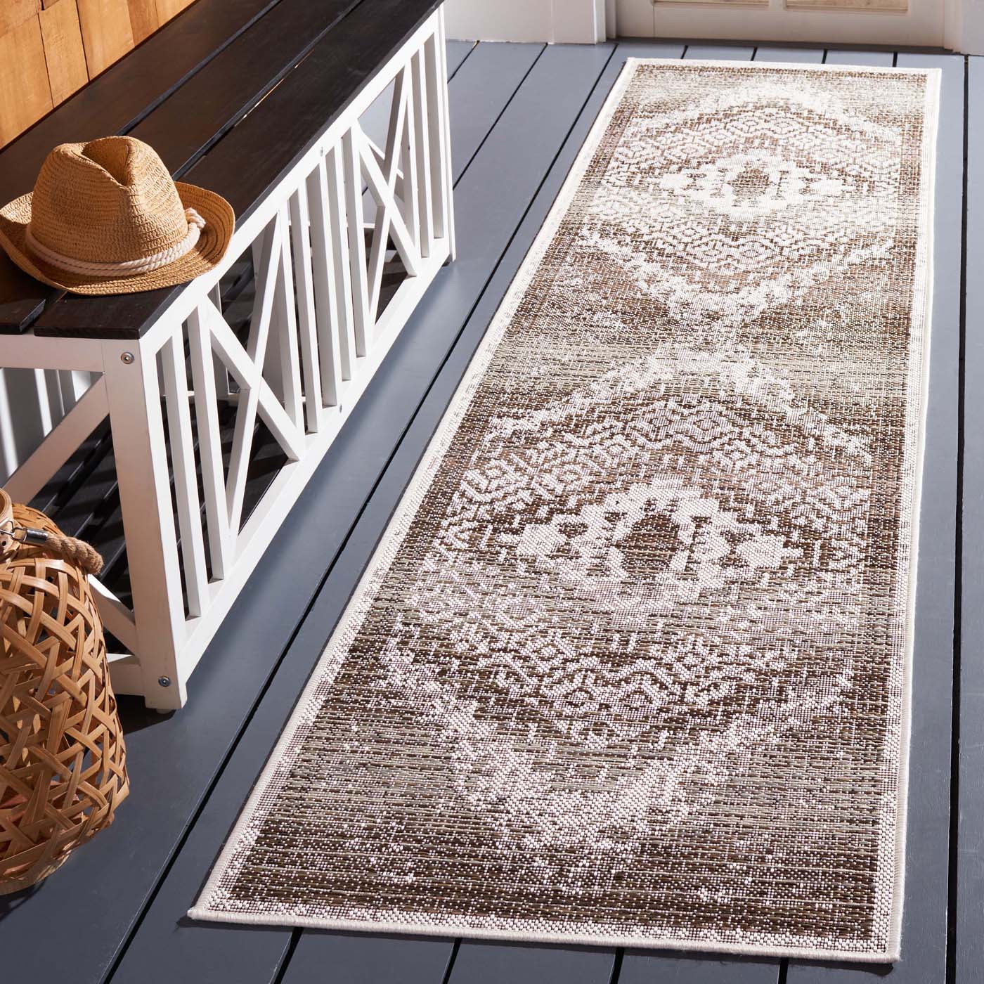 Safavieh Havana 340 Rug, HAV340 - Light Brown / Ivory