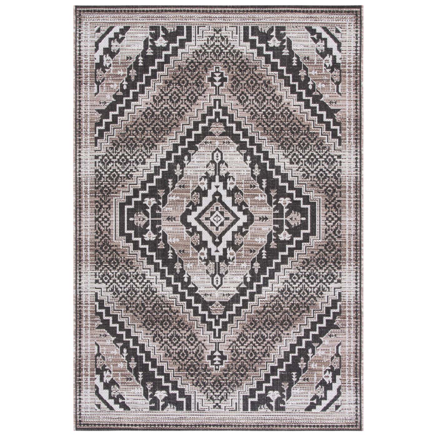 Safavieh Havana 341 Rug, HAV341 - Light Brown / Black