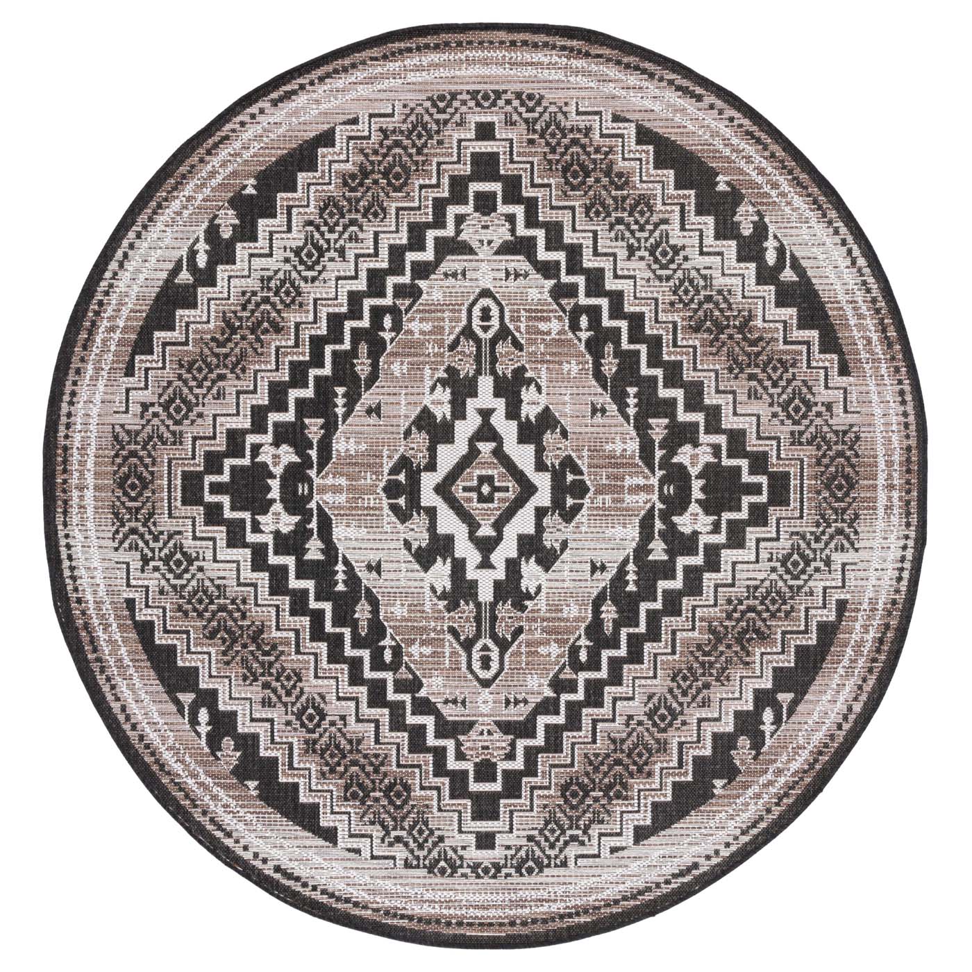 Safavieh Havana 341 Rug, HAV341 - Light Brown / Black
