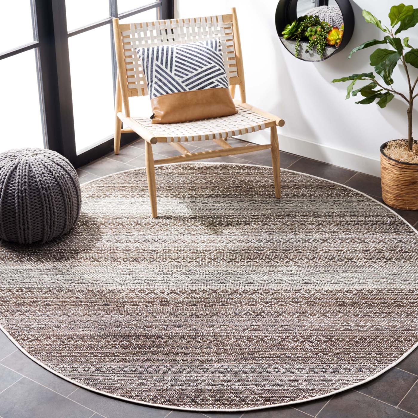 Safavieh Havana 350 Rug, HAV350 - Light Brown / Ivory