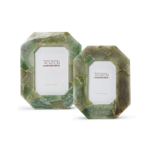 Two's Company S2 Green Quartz Photo Frame