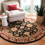 Safavieh Heritage 12A Rug, HG112A - Black / Red