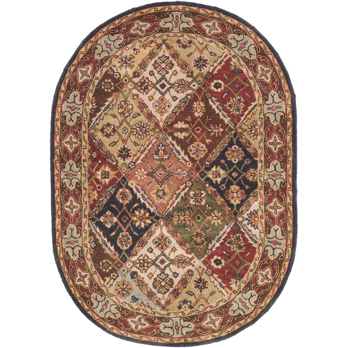 Safavieh Heritage 16B Rug, HG316B - Green / Red
