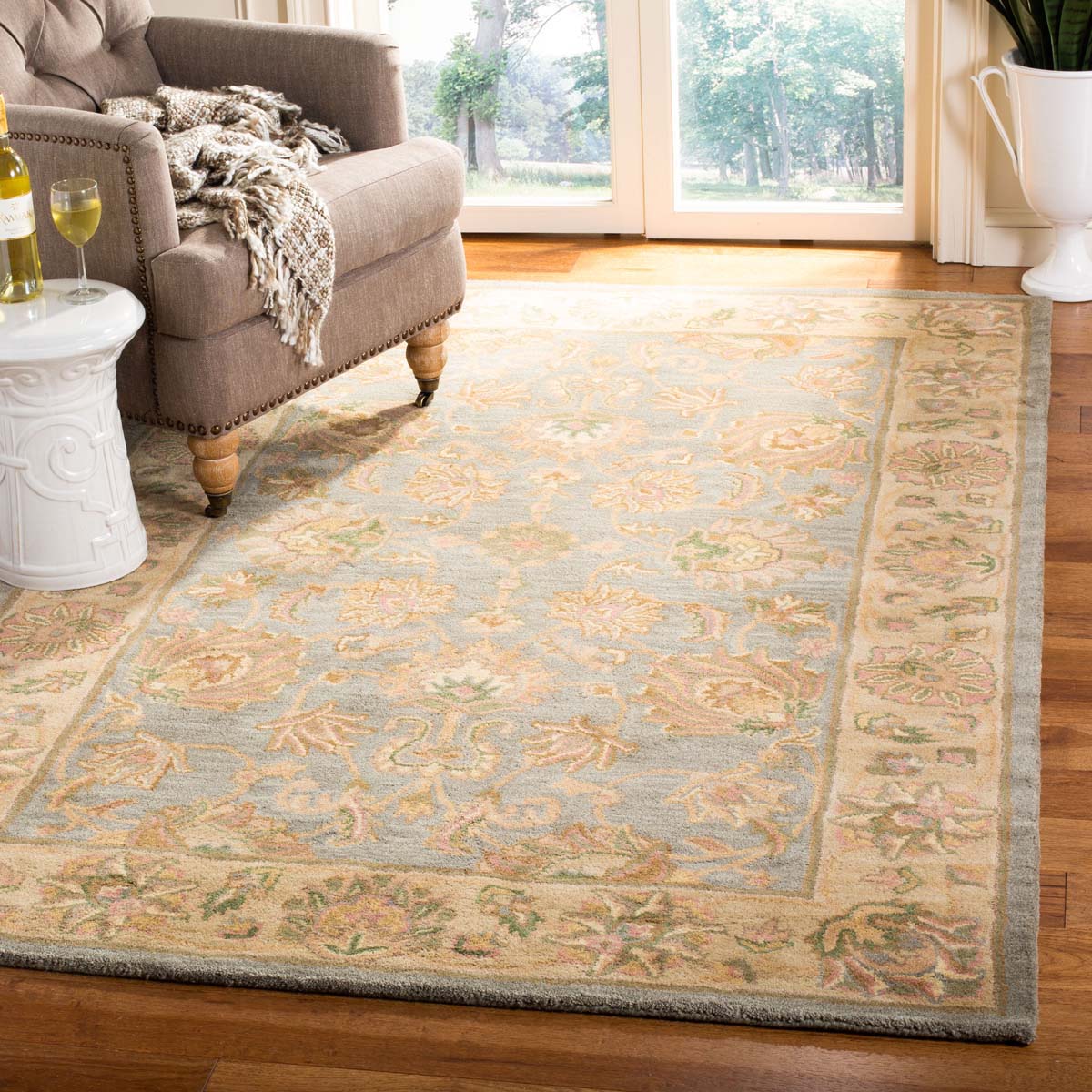 Safavieh Heritage 43B Rug, HG343B - Blue / Beige
