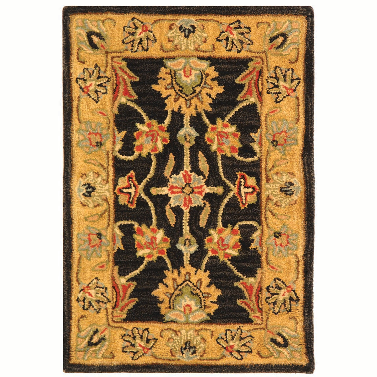 Safavieh Heritage 43 Rug, HG343 - Charcoal / Gold