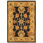 Safavieh Heritage 43 Rug, HG343 - Charcoal / Gold