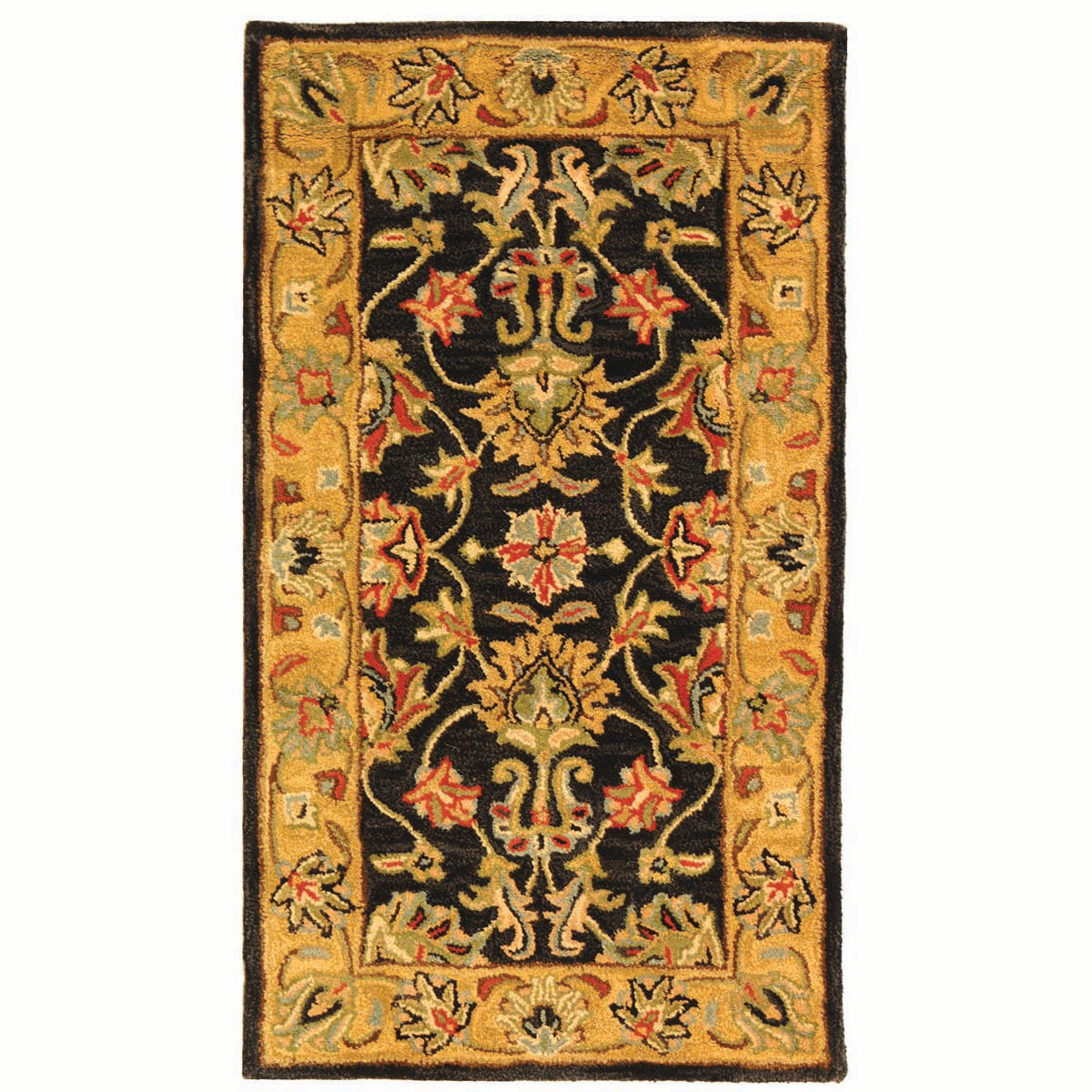 Safavieh Heritage 43 Rug, HG343 - Charcoal / Gold