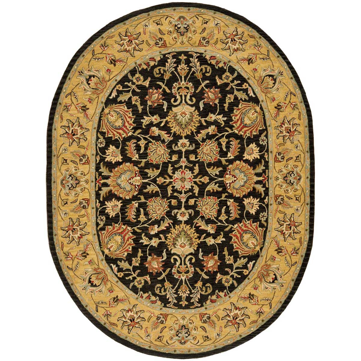 Safavieh Heritage 43E Rug, HG343E - Charcoal / Gold