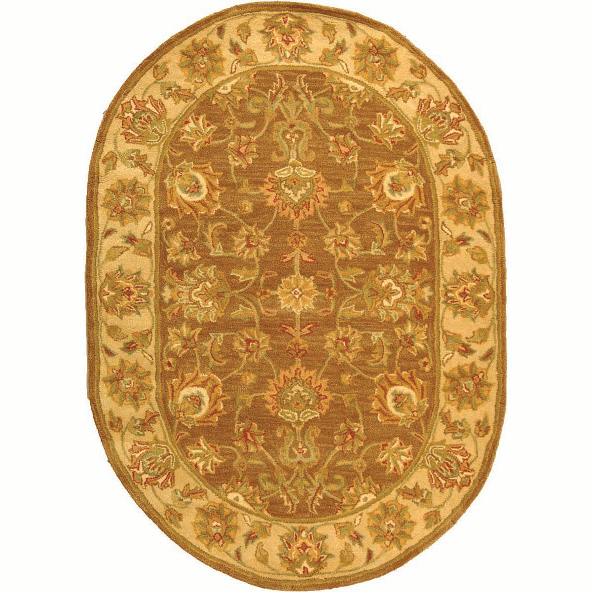 Safavieh Heritage 43K Rug, HG343K - Brown / Ivory