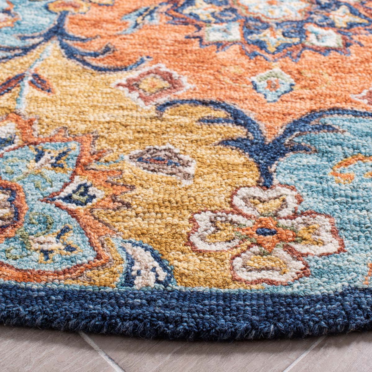 Safavieh Heritage 51 Rug, HG351 - Blue / Rust