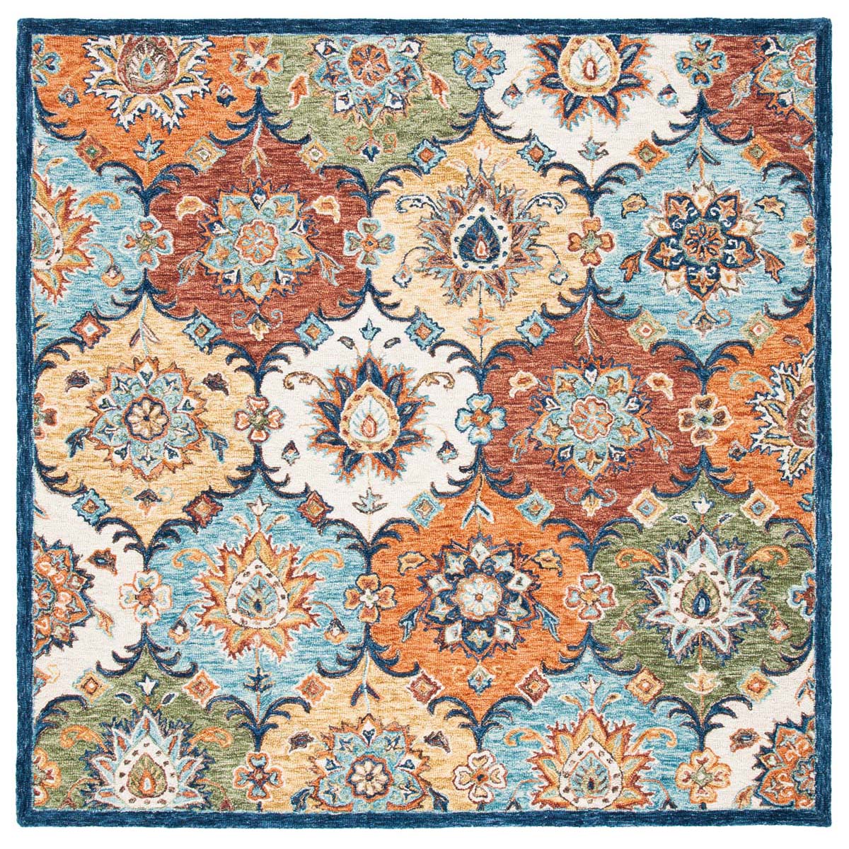 Safavieh Heritage 51 Rug, HG351 - Blue / Rust