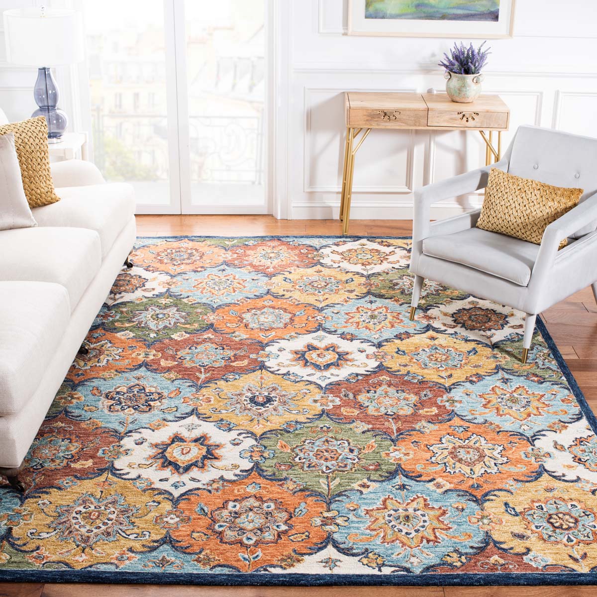 Safavieh Heritage 51 Rug, HG351 - Blue / Rust