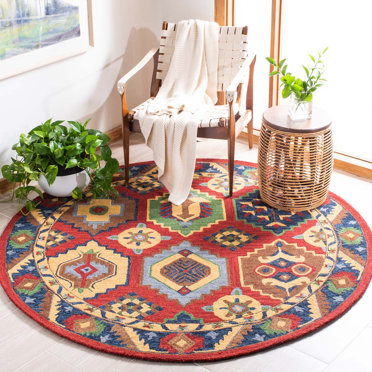 Safavieh Heritage 52 Rug, HG352 - Red / Gold