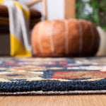 Safavieh Heritage 53 Rug, HG353 - Navy / Red