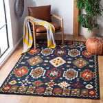 Safavieh Heritage 53 Rug, HG353 - Navy / Red