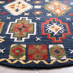 Safavieh Heritage 53 Rug, HG353 - Navy / Red