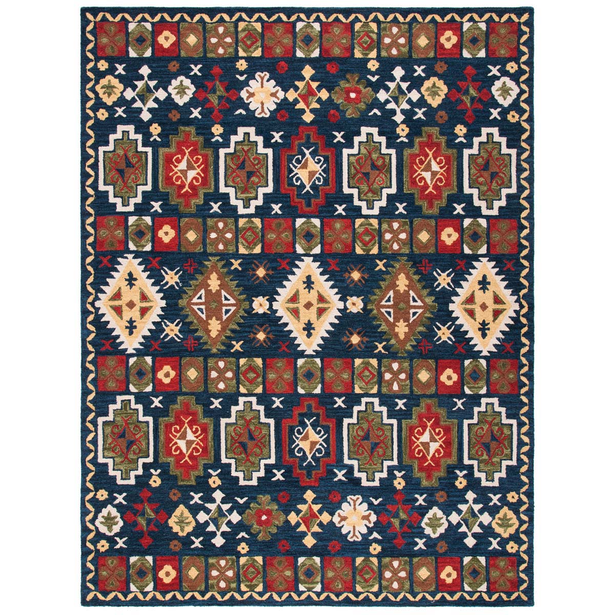 Safavieh Heritage 53 Rug, HG353 - Navy / Red