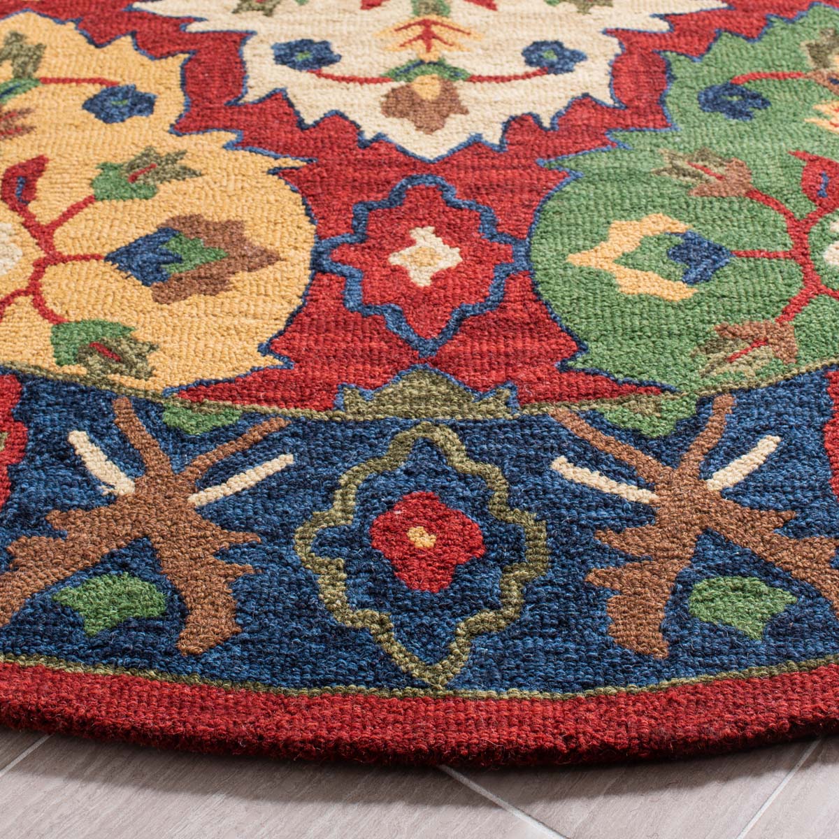 Safavieh Heritage 54 Rug, HG354 - Red / Blue