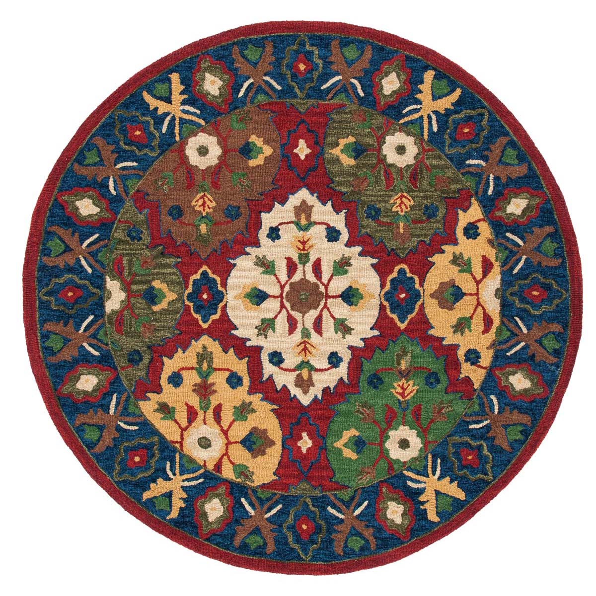 Safavieh Heritage 54 Rug, HG354 - Red / Blue
