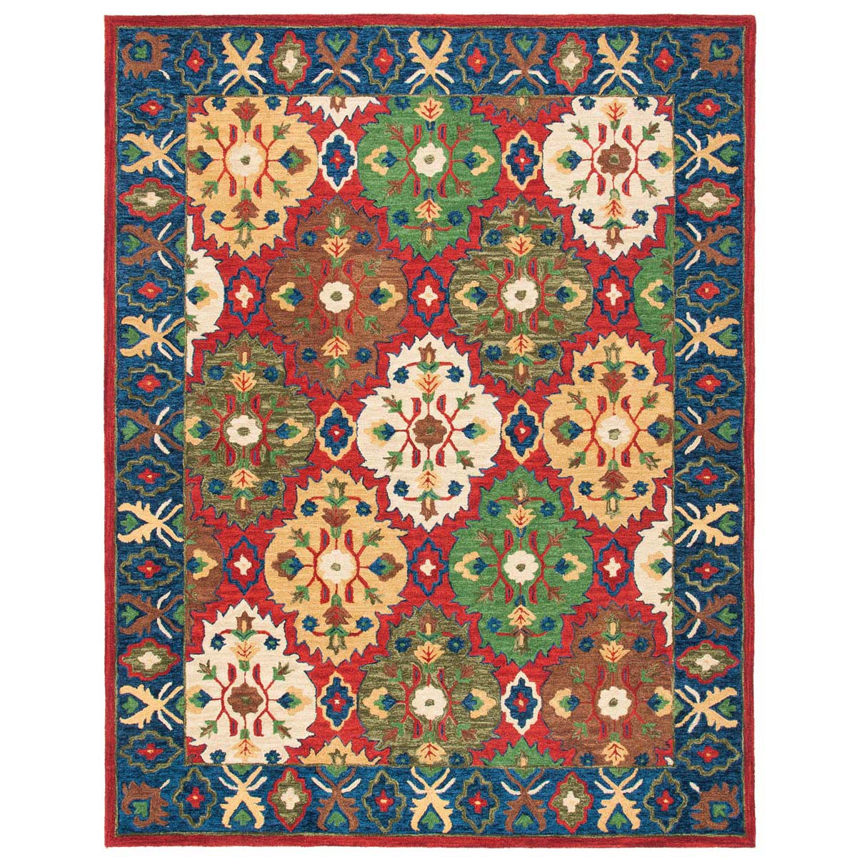 Safavieh Heritage 54 Rug, HG354 - Red / Blue