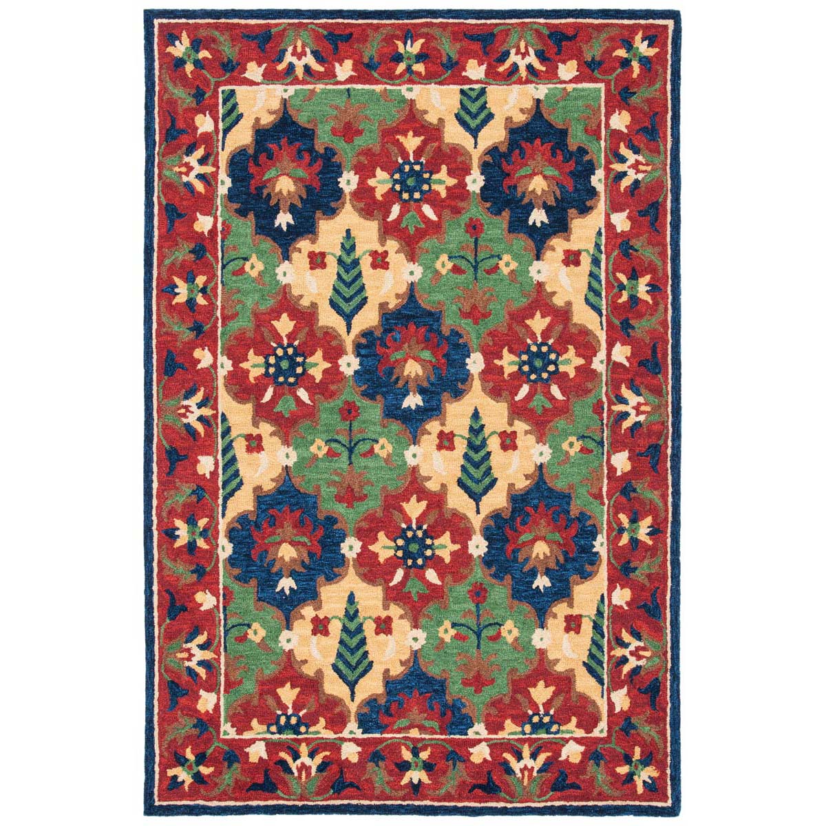 Safavieh Heritage 55 Rug, HG355 - Red / Green