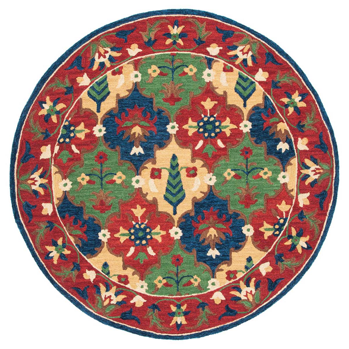 Safavieh Heritage 55 Rug, HG355 - Red / Green