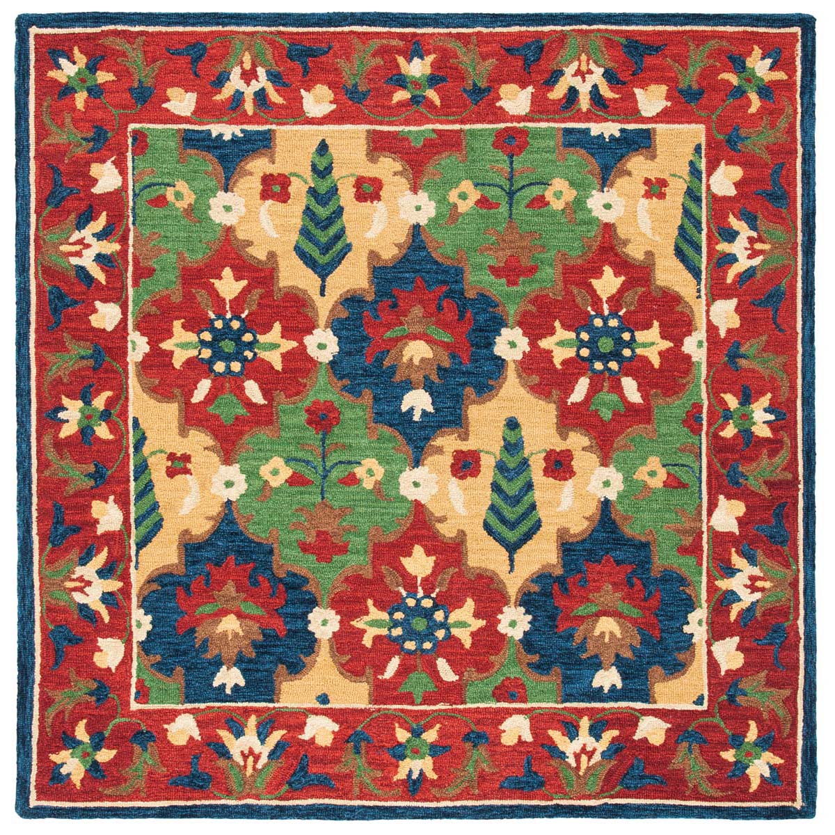 Safavieh Heritage 55 Rug, HG355 - Red / Green
