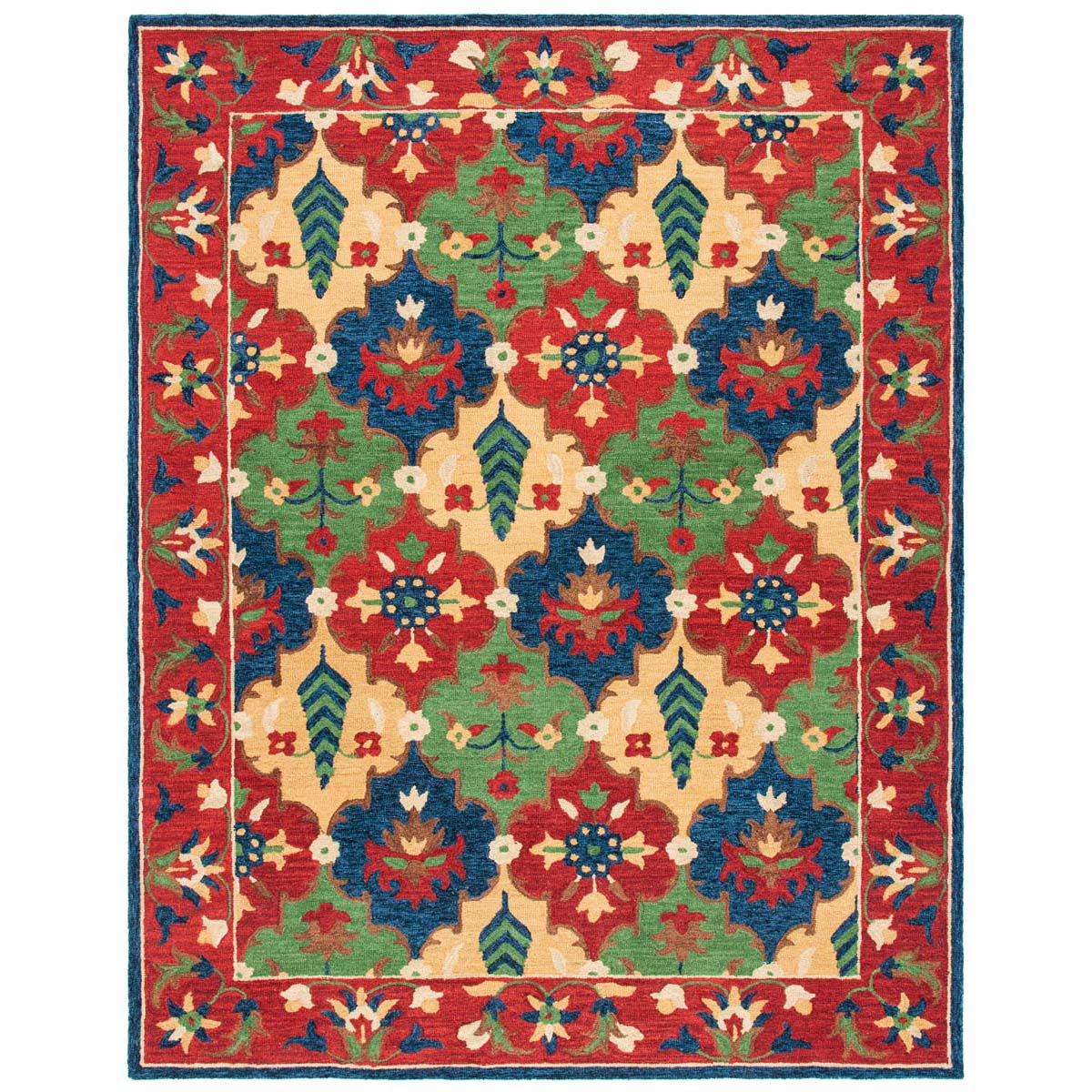 Safavieh Heritage 55 Rug, HG355 - Red / Green