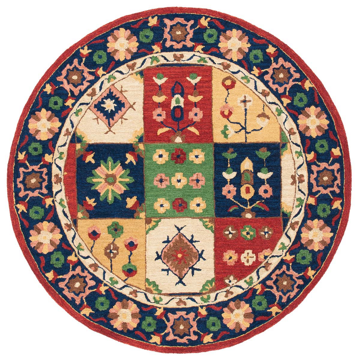 Safavieh Heritage 56 Rug, HG356 - Green / Red