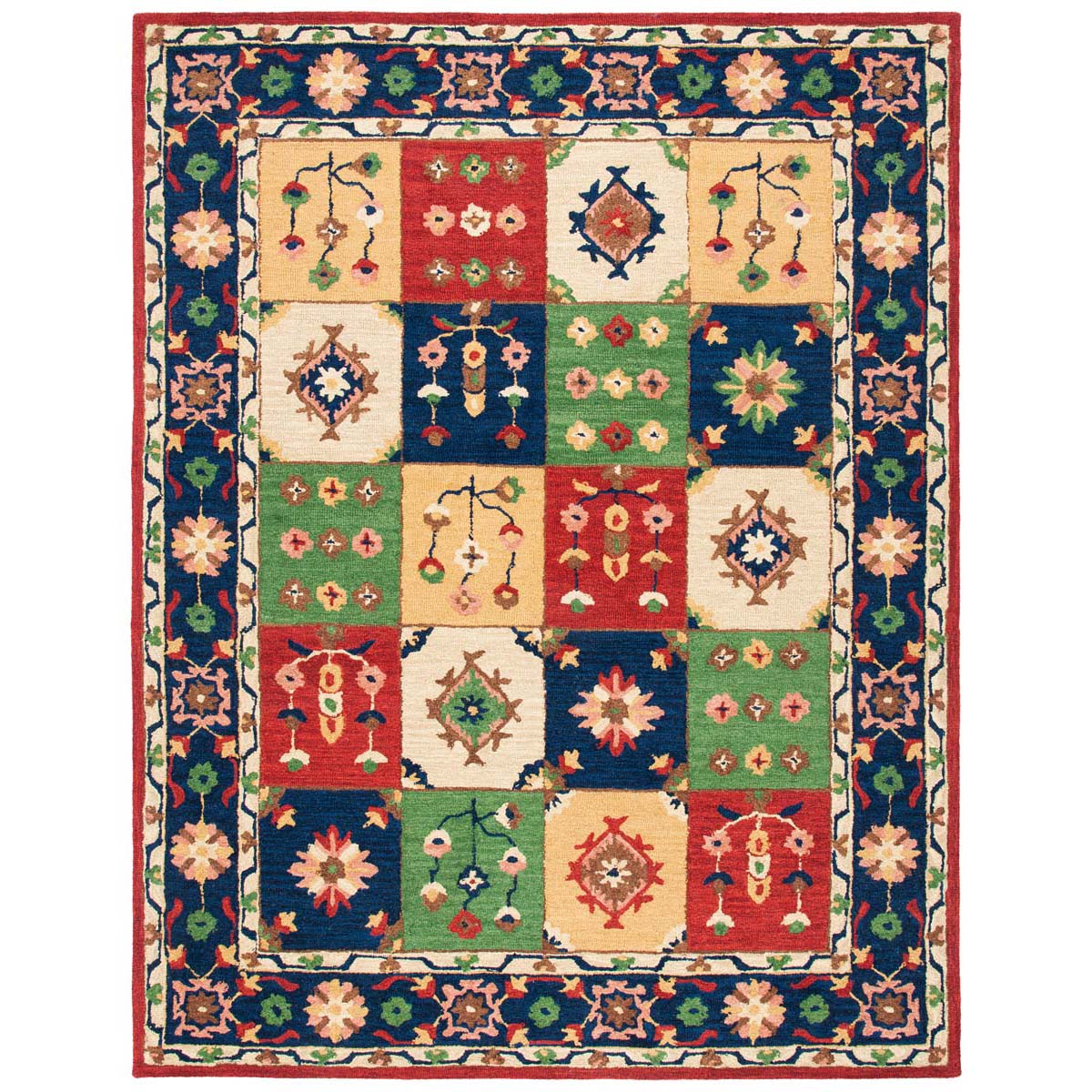 Safavieh Heritage 56 Rug, HG356 - Green / Red