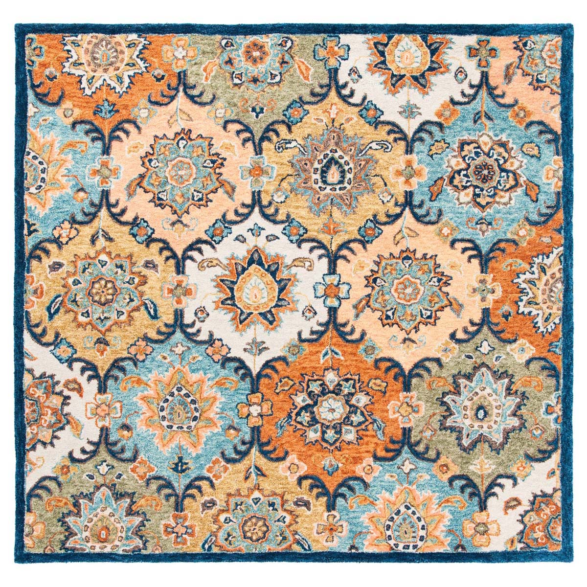 Safavieh Heritage 57 Rug, HG357 - Blue / Rust