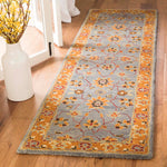Safavieh Heritage 01A Rug, HG401A - Blue / Orange