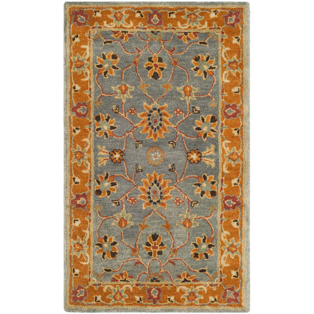 Safavieh Heritage 01A Rug, HG401A - Blue / Orange