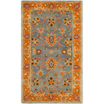 Safavieh Heritage 01A Rug, HG401A - Blue / Orange