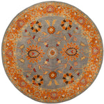 Safavieh Heritage 01A Rug, HG401A - Blue / Orange