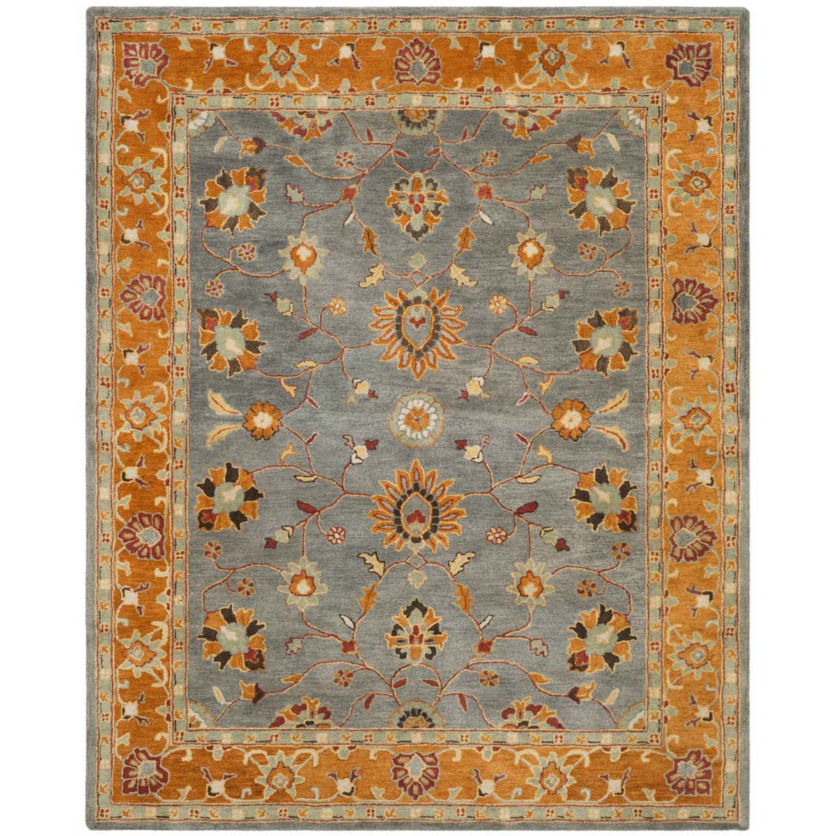 Safavieh Heritage 01A Rug, HG401A - Blue / Orange