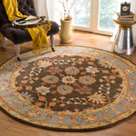 Safavieh Heritage 05A Rug, HG405A - Charcoal / Blue