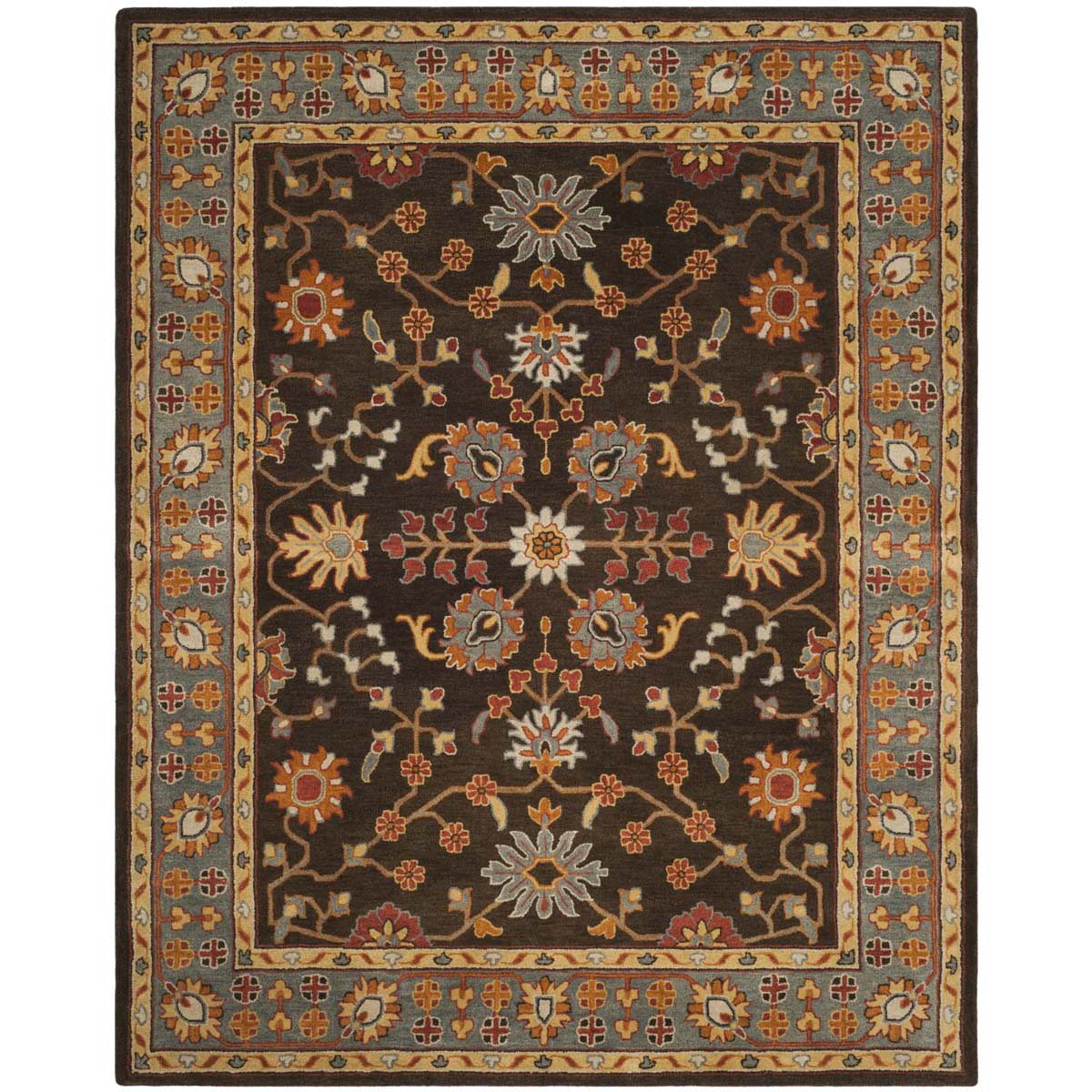 Safavieh Heritage 05A Rug, HG405A - Charcoal / Blue