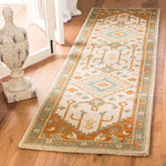 Safavieh Heritage 06A Rug, HG406A - Light Blue / Rust