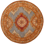 Safavieh Heritage 08A Rug, HG408A - Blue / Rust
