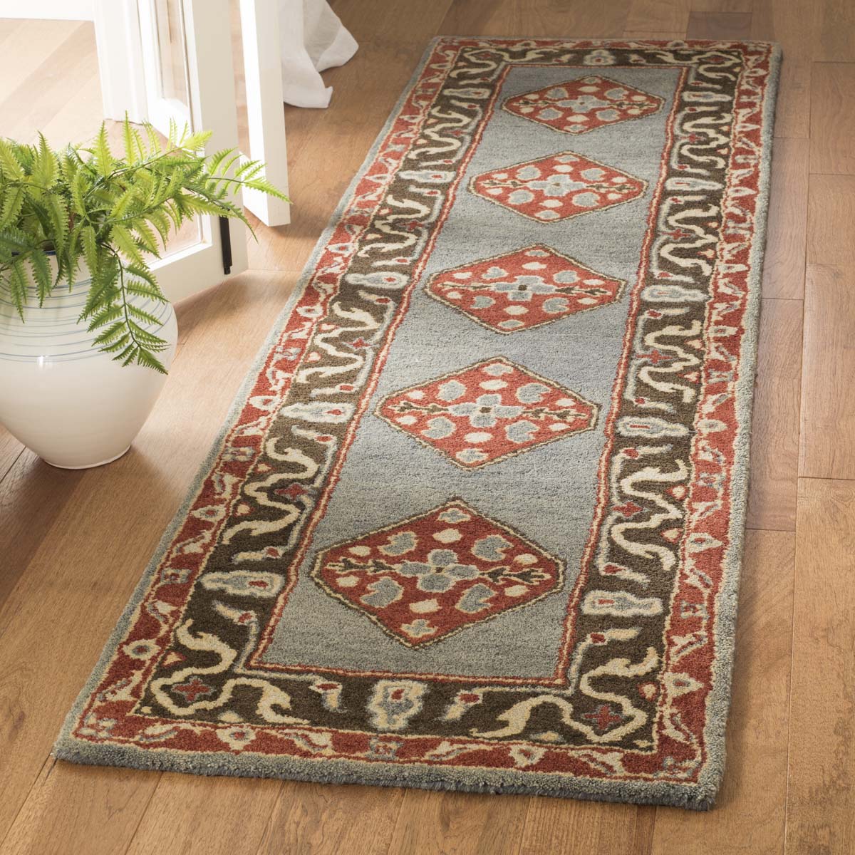 Safavieh Heritage 14A Rug, HG414A - Blue / Charcoal