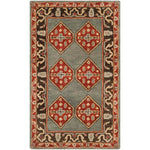 Safavieh Heritage 14A Rug, HG414A - Blue / Charcoal