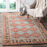 Safavieh Heritage 14A Rug, HG414A - Blue / Charcoal